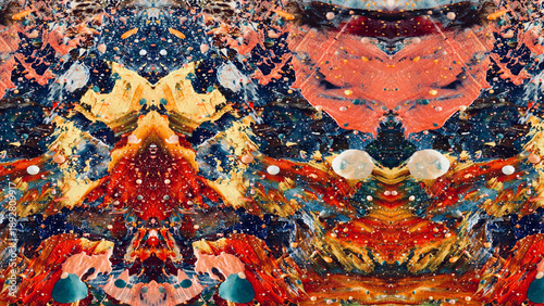 Abstract art background . Hand painting artwork on canvas .