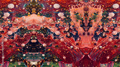 Abstract art background . Hand painting artwork on canvas .