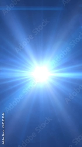 Optical lens flare effect on black backgound