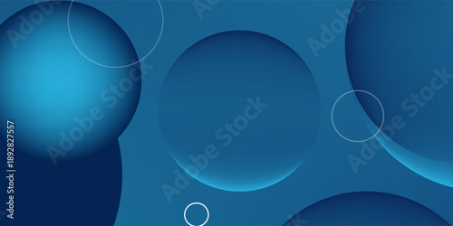 abstract fluid background with blue color. Circle shapes composition. Dynamic shapes composition and elements. Trendy and modern gradient background color. Eps10 Vector Illustration