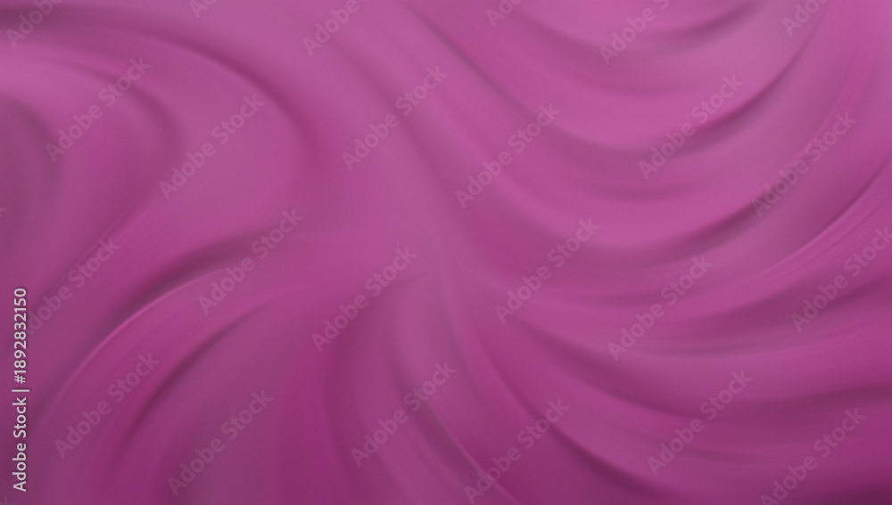 Fototapeta premium Vibrant magenta smooth flowing waves abstract background design