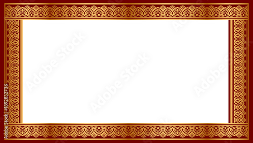Golden thin frame set. Gold geometric borders in art deco style. Thin linear radiance rectangular shape collection. Yellow glowing shiny boarder element pack. Vector bundle for photo, cadre, poster