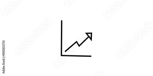 Financial Growth Graph - Minimalist Business Success Icon