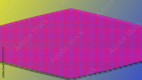 Vibrant abstract geometric pattern with a futuristic feel and gradient background