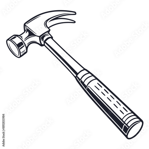 Illustrated hammer Vector