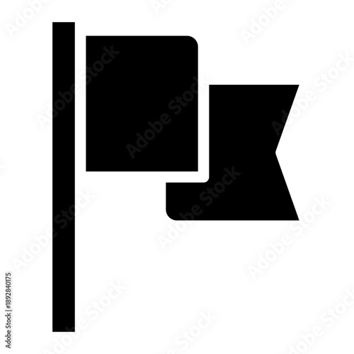 Flag  releated democracy, political process, ballots, candidates, debates, results, government, freedom, and civic participation icon glyph style vector illustration