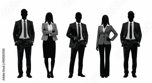 Business People Silhouettes women