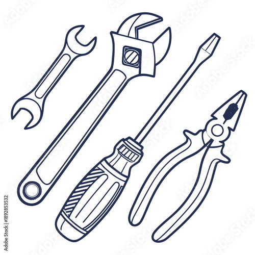 Essential tool set for repairs