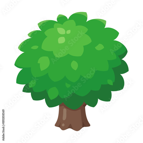 かわいい木のイラスト