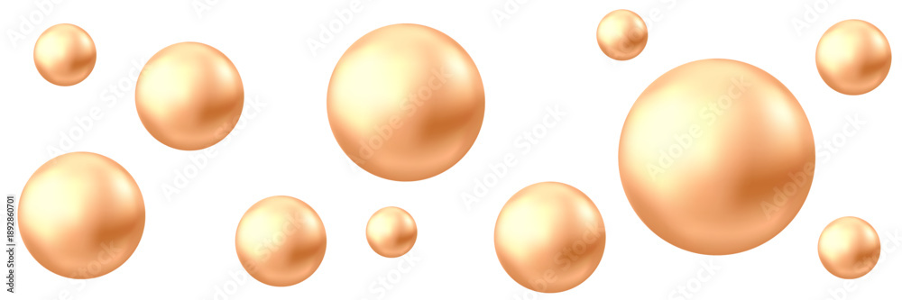 Fototapeta premium Pearl glossy bead.