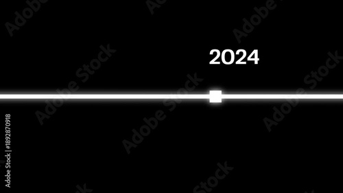 Year 2022 to 2026 sliding through timeline