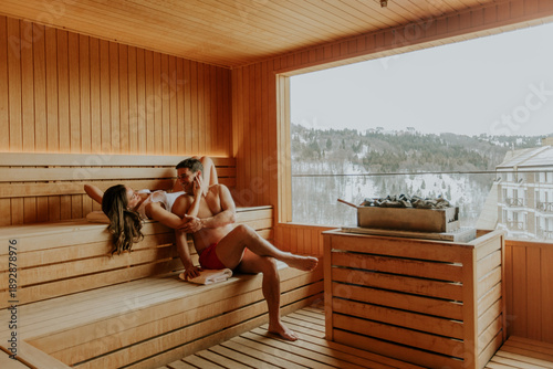 Couple enjoys relaxation ti...