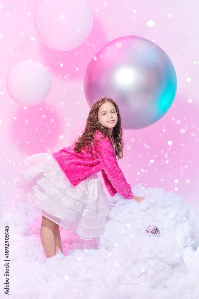 Obraz premium Festive Magic Girl