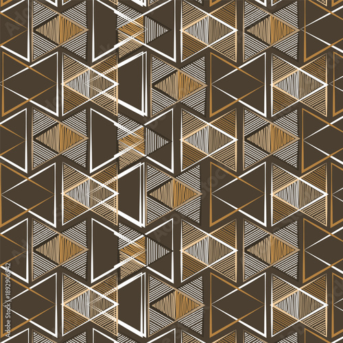 Colorful Latin American background with brown and yellow elements