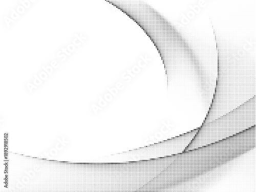 Halftone pattern with smooth gradient transition