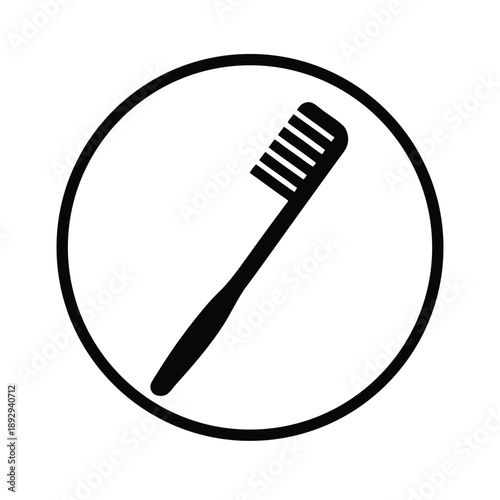 toothbrush icon vector illustration