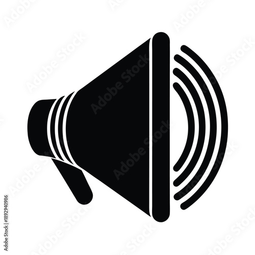 volume high icon vector illustration