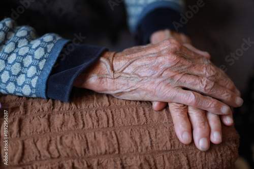 Old Woman’s Hands Close-Up