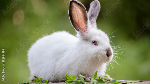 Domestic Hares in Natural Landscape