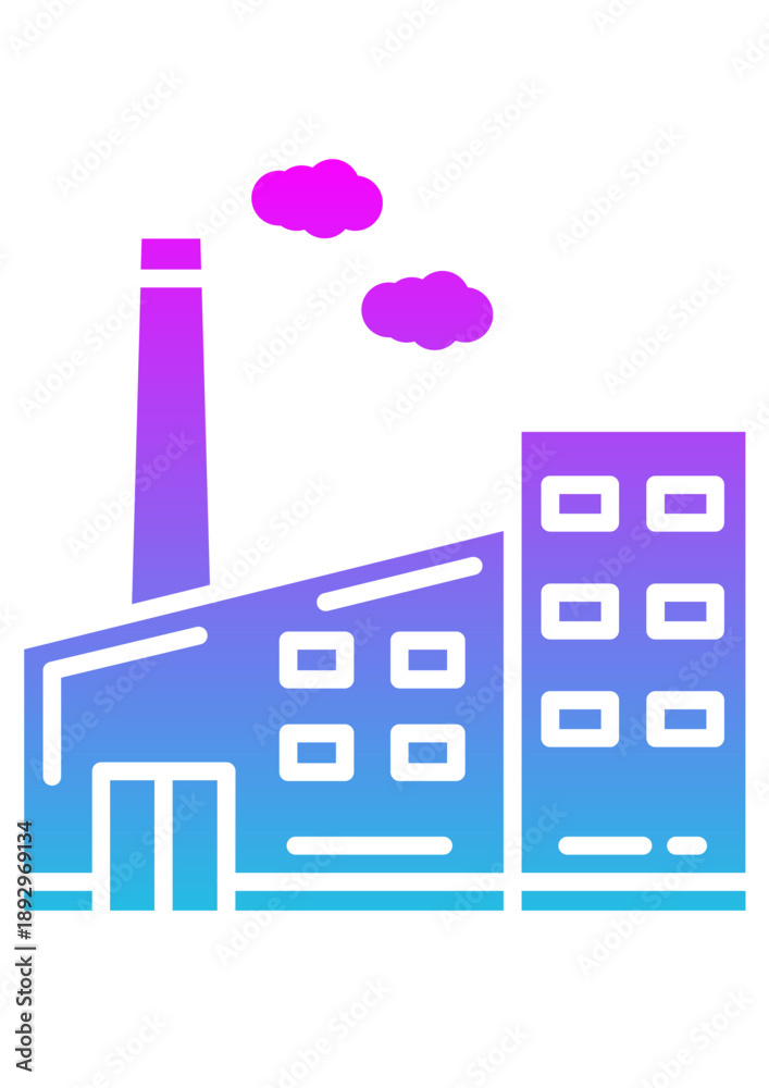 Naklejka premium Industry Icon