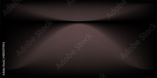 Abstract gradient podium background. Empty brown 3D studio background. Clean scene for product presentation mockup template. eps 10