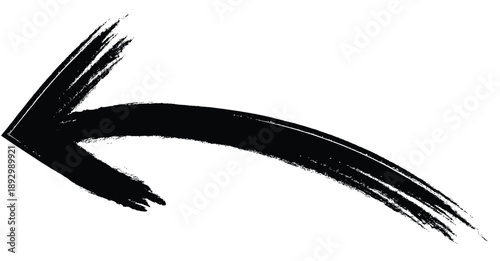 Hand Drawn Arrow Marker Isolated Transparent PNG, Brush Stroke Direction Arrow Mark, Creative Sketch Pointer Design