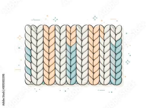 Soft Knit Texture. Knit fabric texture. Repeating ribbed knit pattern, structured yet soft textile appearance. Balance of order and comfort, with gentle shadow