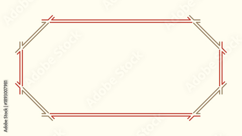 和風のフレームデザイン