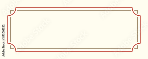 和風のフレームデザイン