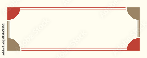和風のフレームデザイン