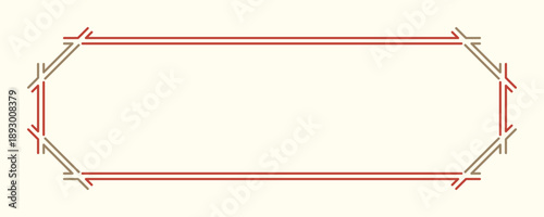 和風のフレームデザイン