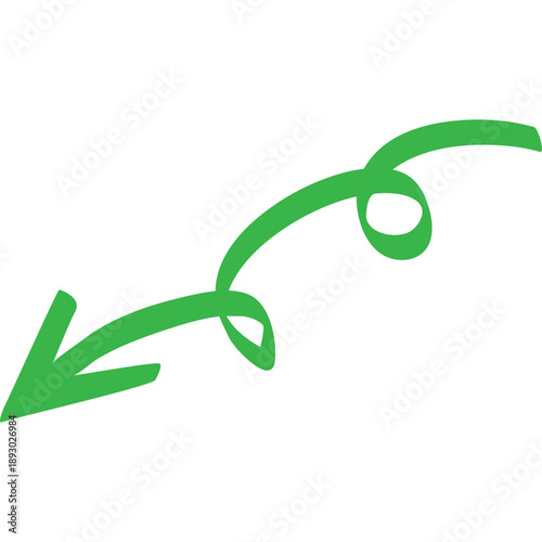 Hand drawn arrow icon. Direction line symbol. Vector illustration isolated.