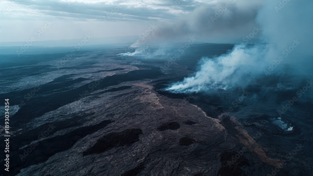 Fototapeta premium Volcanic Eruption in Hawaii