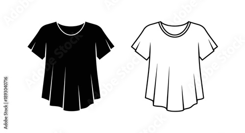 Minimalist t-shirt design template Vector