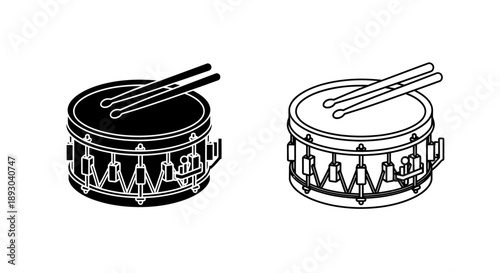 Drums drumming music percussion rhythm Vector