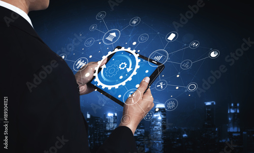 Tableau sur toile A business process automation and operations management system