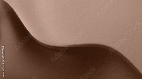 Earthy tones of brown, mocha, and copper. The transition between light and dark creates a very calming 3D effect. The smooth, layered, curved lines resemble sand dunes at night or the elegant folds of