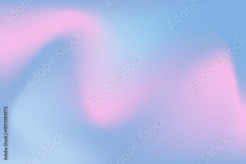 Morning sky mesh gradient background blending soft pastel pink and light blue, vector bg.