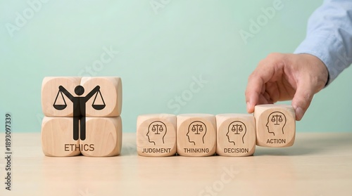 Business ethics and decision making concept
