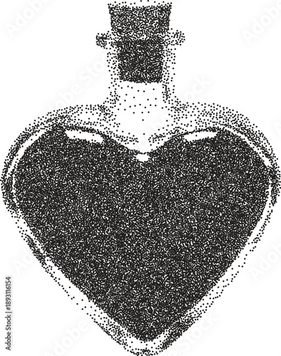 Poison vintage y2k stipple art, toxic halftone stipple brutalist retro vector png with transparent background, venom 2000s aesthetic photocopy effect tattoo