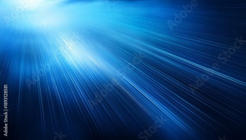 Abstract Blue Light Leak Overlay Effect With Scratch Dust Blurred Glowing Lines Dreamy Vibrant Background