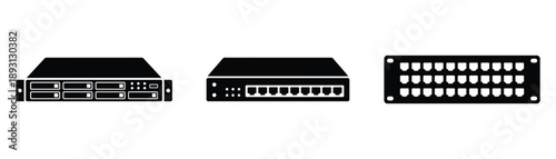 Network device electronics element for computer and server hardware communication equipment system
