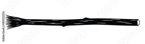 Burning wood log campfire fuel firewood bonfire forest flame nature heat vector illustration