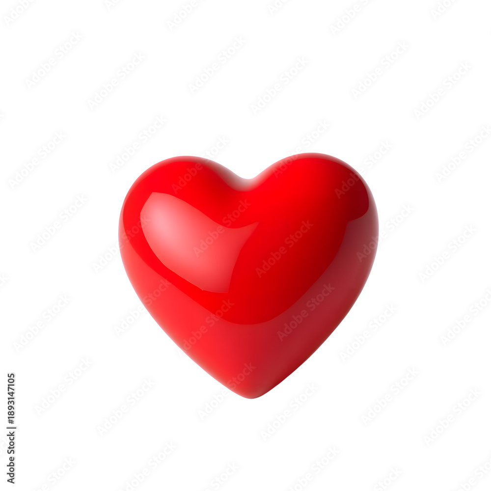 Fototapeta premium A valentine red heart symbol isolated on a clean background from ca8a5654-ef88-4d38-9e96-d2d8347cc872.png