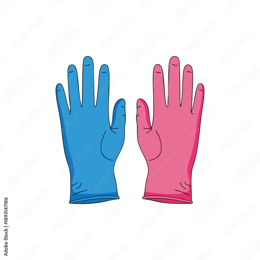 Obraz premium High Fiving Hands Illustration
