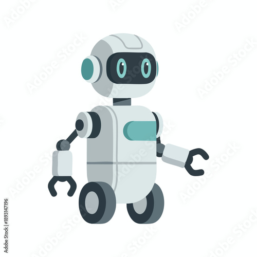 Friendly Robot Illustration