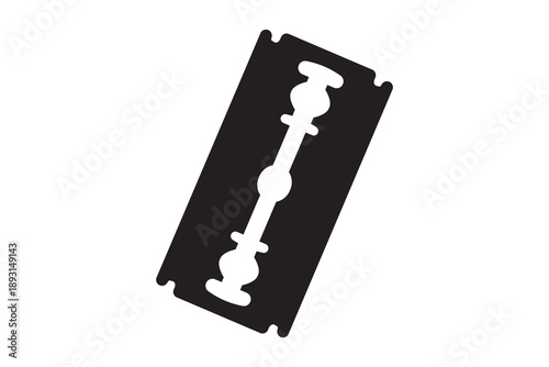 Razor Blade Icon, set of Razor Blade Icon, isolated abstract and flat Razor Blade Icon on white background.