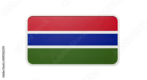 The Flag of The Gambia