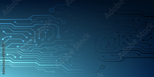 Circuit board. High-tech technology background. Cyber connection electronic. Networking connections background