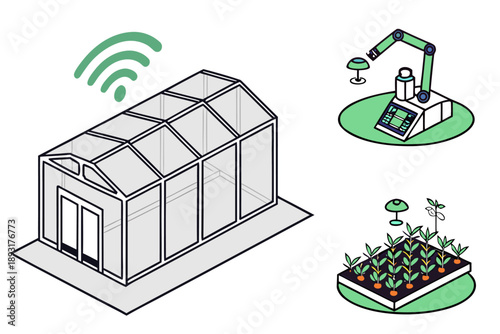 Smart greenhouse technology: automated farming with robotic arm and iot connectivity for efficient crop cultivation